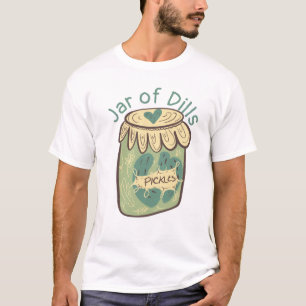 Camiseta Jar of Pickles Dill Green Food Lover