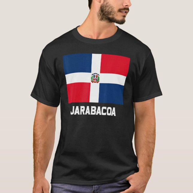 Camiseta Jarabacoa Bandera República Dominicana Emblem Escu (Anverso)
