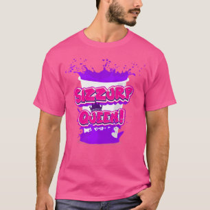 Camiseta Jarabe de codeína morado delgado Sizzurp Reina Hip
