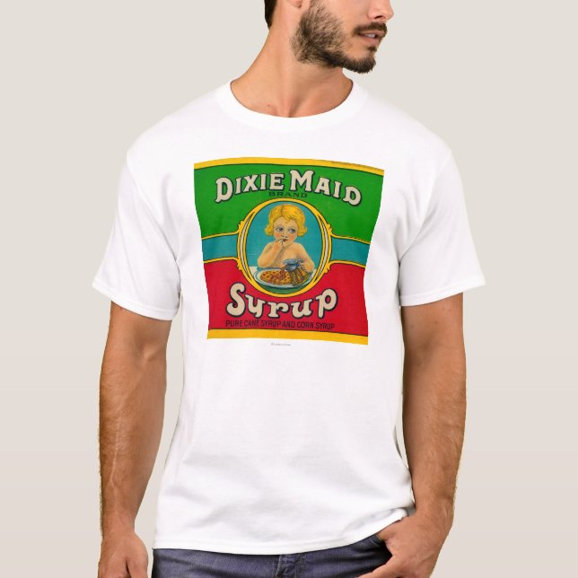 Camiseta Jarabe LabelCairo, GA de la criada de Dixie (Anverso)
