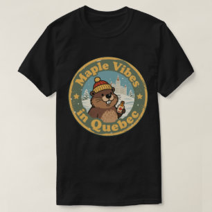 Camiseta Jarabes de Arce de Quebec Retro