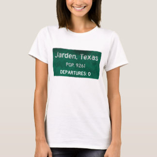 Camiseta Jarden, señal de tráfico de Tejas