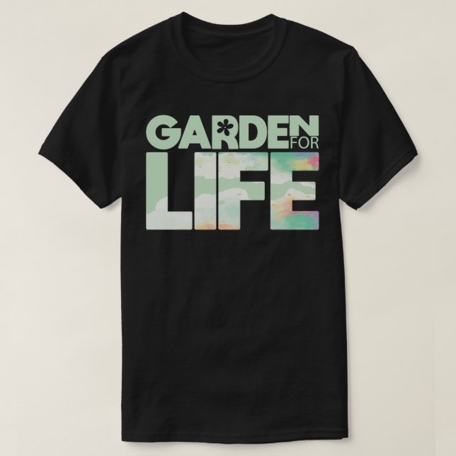 Camiseta jardín 1 (Diseño del anverso)