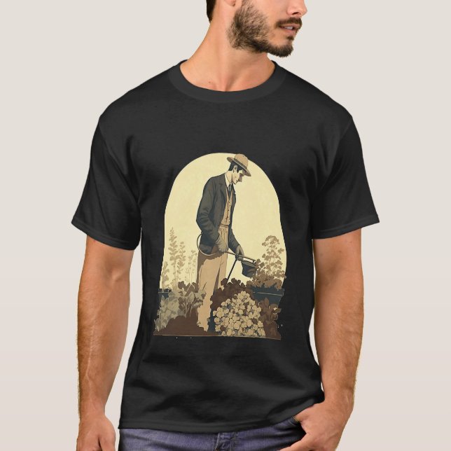 Camiseta Jardín Botánico Estilo Vintage (Anverso)