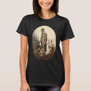 Camiseta Jardín Botánico Estilo Vintage