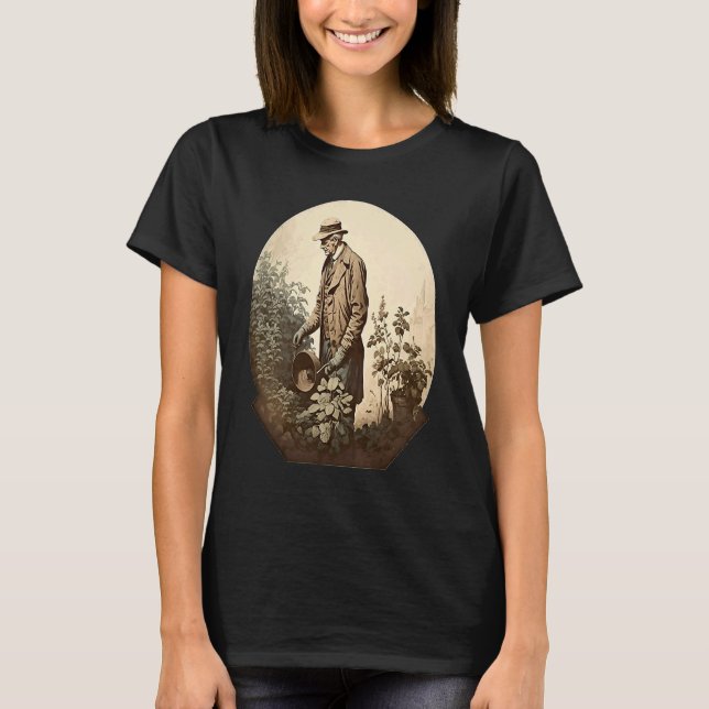 Camiseta Jardín Botánico Estilo Vintage (Anverso)