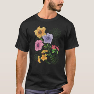 Camiseta Jardín Botánico Flor Jardiner Flor Flor Silvestre 