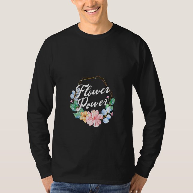 Camiseta Jardín Botánico Flower Power Gard (Anverso)