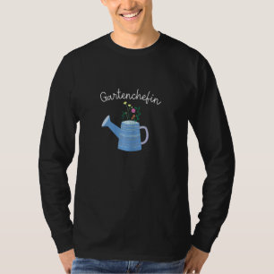 Camiseta Jardín Chefin Waters Can Gardener Garden Queen H