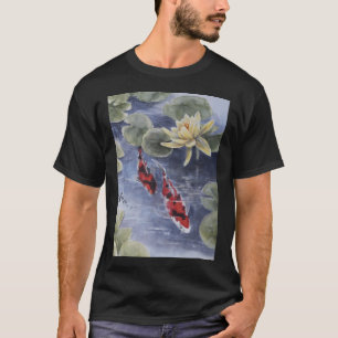 Camiseta Jardín de Agua Zen Loto