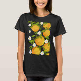 Camiseta Jardín de árboles de los Naranjas de verano