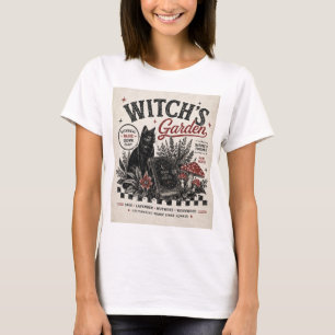 Camiseta Jardín de Brujas Halloween Retro 
