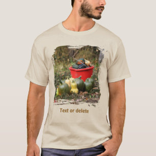 Camiseta Jardín de Calabaza Personalizado de Cosecha de Cam