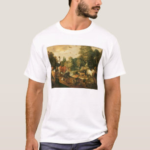 Camiseta Jardín de Eden (aceite en lona)