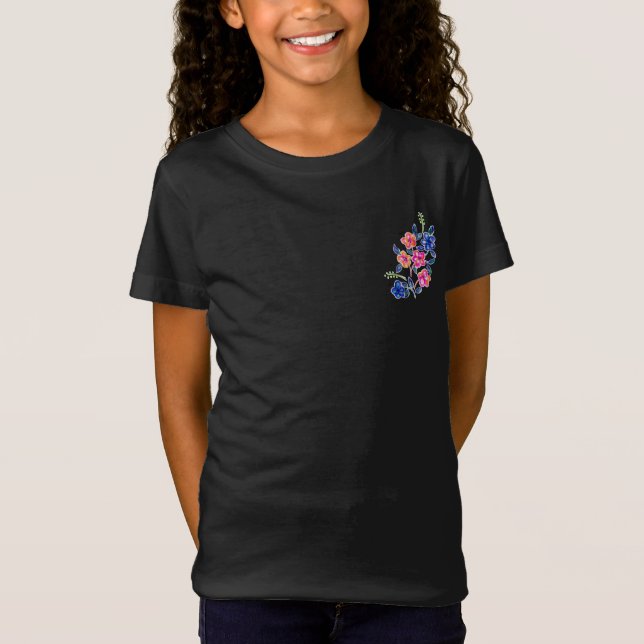 Camiseta Jardín de flores (Anverso)