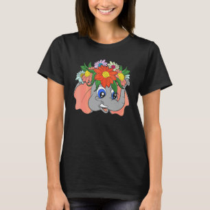 Camiseta Jardín de flores de animales de zoológico lindos S