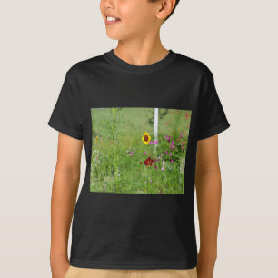 Camiseta jardín de flores silvestres