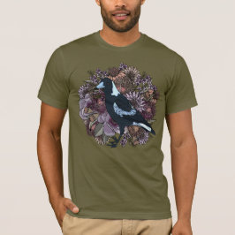 Camiseta Jardín de flores silvestres de magpie