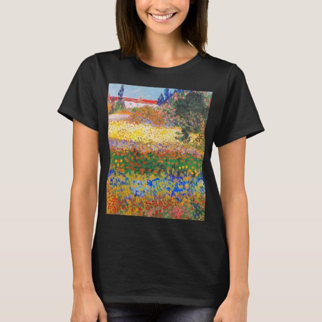 Camiseta Jardín de flores Vincent Van Gogh (Anverso)
