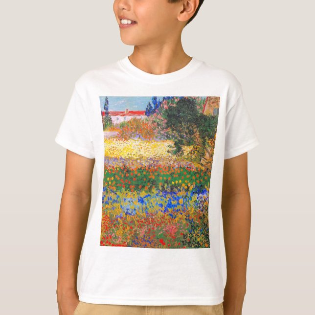 Camiseta Jardín de flores Vincent Van Gogh (Anverso)