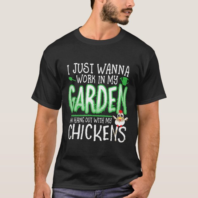 Camiseta Jardín de gallinero (Anverso)