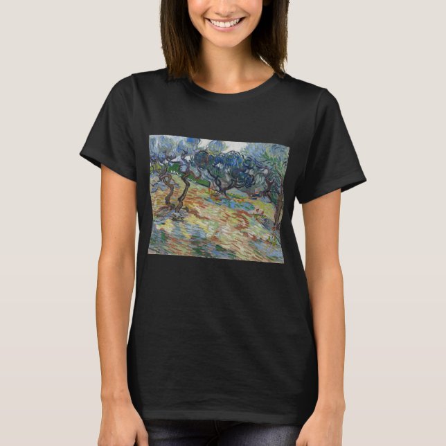 Camiseta Jardín de Gethsemane, Monte de los Olivos por van  (Anverso)