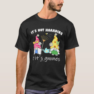 Camiseta Jardín de girasoles adorable gnomo con abejas y fl