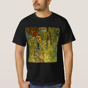 Camiseta Jardín de granja con crucifijo de Gustav Klimt