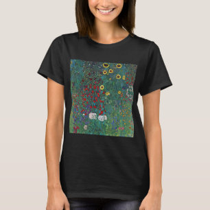Camiseta Jardín de granjero con Girasol de Klimt, Flores Vi