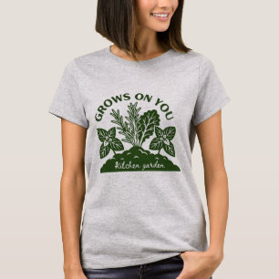 Camiseta Jardín de Hierbas de Cocina Grows On You