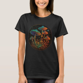 Camiseta Jardín de hongos - Fantasía de hongos cósmicos
