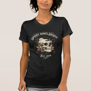 Camiseta Jardín de huesos de Halloween de medianoche