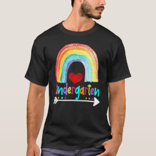 Camiseta Jardín de Infancia Arcoíris Niñas Niños Profesor E