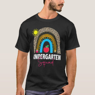 Camiseta Jardín de Infancia Arcoíris Niñas Niños Profesor E