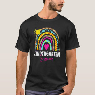 Camiseta Jardín de Infancia Arcoíris Niñas Niños Profesor E