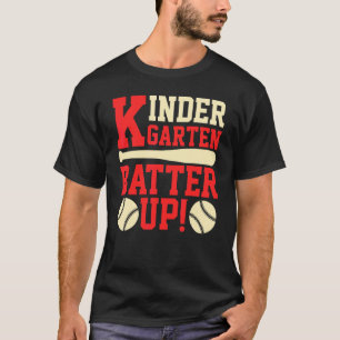 Camiseta Jardín de Infancia Batter Up Béisbol Softbol De Vu