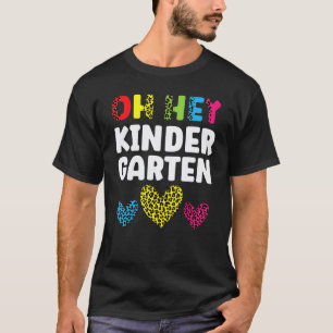 Camiseta Jardín de infancia de vuelta a la escuela Kinder e