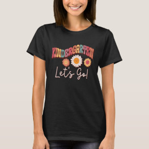 Camiseta Jardín de infancia Déjalo ir 1er día de jardín de