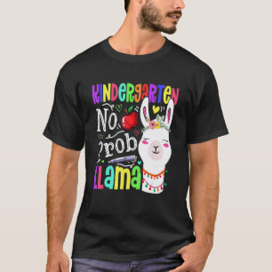 Camiseta Jardín de Infancia Llama Maestra Sin Prob Primer D