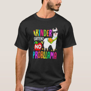 Camiseta Jardín de Infancia Llama Sin Prob 1er Día de Escue