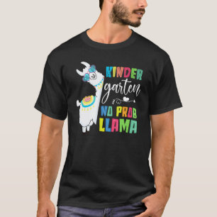 Camiseta Jardín de Infancia Llama Sin Problema De Vuelta Al
