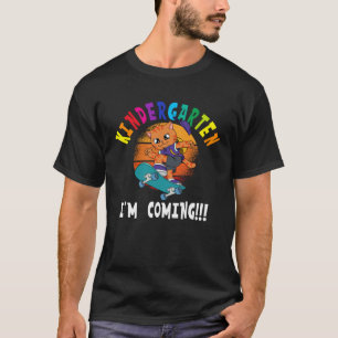 Camiseta Jardín de infancia me voy gato monopatín