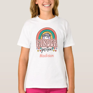 Camiseta Jardín de Infancia Regreso a la Escuela Arcoíris P