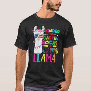Camiseta Jardín de Infancia Rocks No Prob Llama Maestro de 