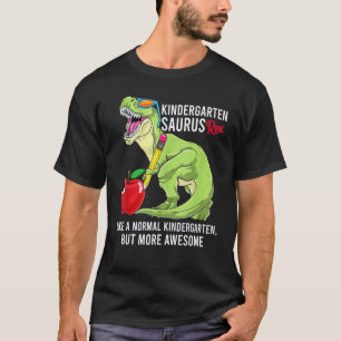 Camiseta Jardín de infancia Saurus Rex Como un maestro norm