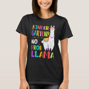 Camiseta Jardín de Infancia Sin Prob Llama Chicas Profesora