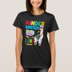 Camiseta Jardín de Infancia Sin Prob Llama Kinder Estudiant
