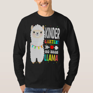 Camiseta Jardín de Infancia Sin Prob Llama Maestro Estudian