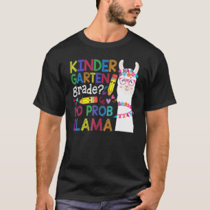 Camiseta Jardín de Infancia Sin Prob Llama Maestro Estudian
