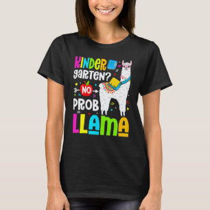 Camiseta Jardín de Infancia Sin Prob Llama Maestro Estudian